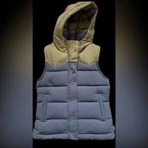 Patagonia Olive and Navy Puffer Vest